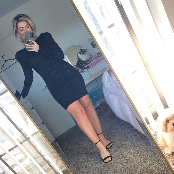 Open Back Sparkle Dress - Picture 4 of 9